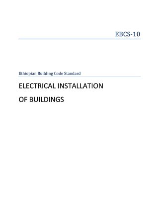 Ebcs-10 Electrical Installation Of Buildings.Pdf Ebcs-10 Electrical Installation Of Buildings.Pdf