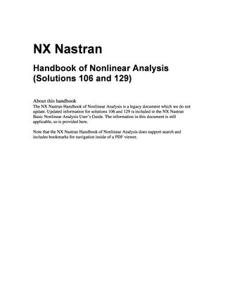 nx nastran reference manual nx nastran reference manual