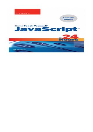 Sams Teach Yourself JavaScript in 24 Hours, 7th Edition