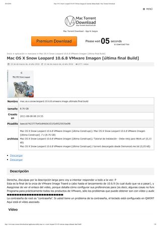 mac os x snow leopard for vmware