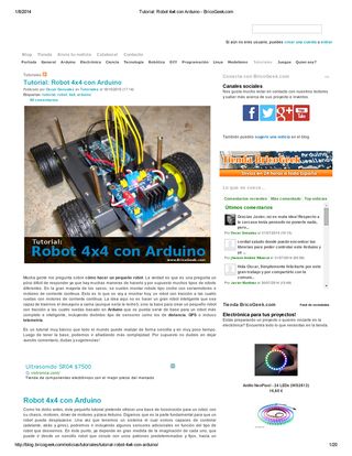 Tutorial_ Robot 4x4 Con Arduino - BricoGeek